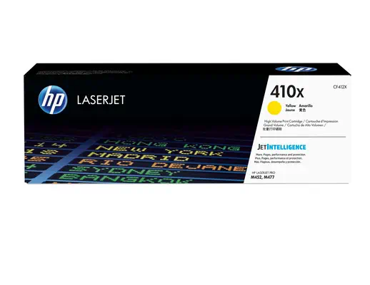 Vente Toner HP 410X original Toner cartridge CF412X yellow HY