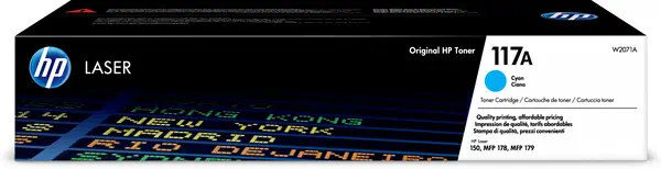 Cartouche de toner laser authentique HP 117A, cyan - Toner - visuel 7