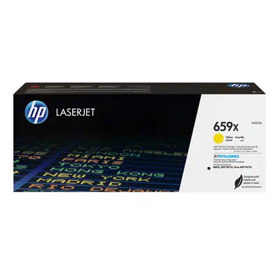 Toner jaune LaserJet HP 659X authentique grande capacité - visuel 3
