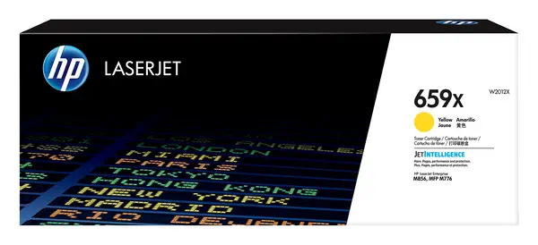 Toner jaune LaserJet HP 659X authentique grande capacité - visuel 7