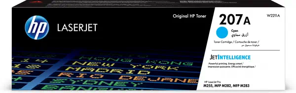 Toner cyan LaserJet HP 207A authentique - visuel 7