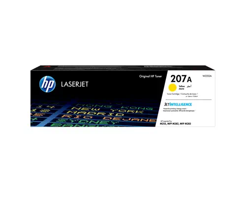 Toner jaune LaserJet HP 207A authentique - visuel 4