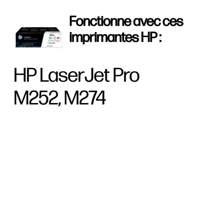 201X LaserJet, lot de 3 cartouches de toner grande capacité authentiques, cyan/magenta/jaune - HP - Toner - visuel 3