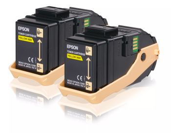 Achat EPSON AL-C9300N cartouche de toner jaune capacité standard 2 x 7.500 au meilleur prix