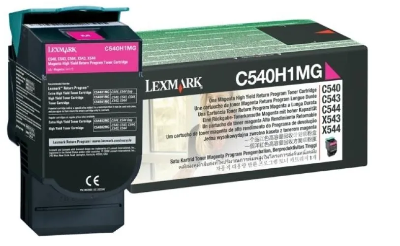 Lexmark C540H1MG Cartouche de toner 1 pièce(s) Original Magenta - Toner - visuel 1