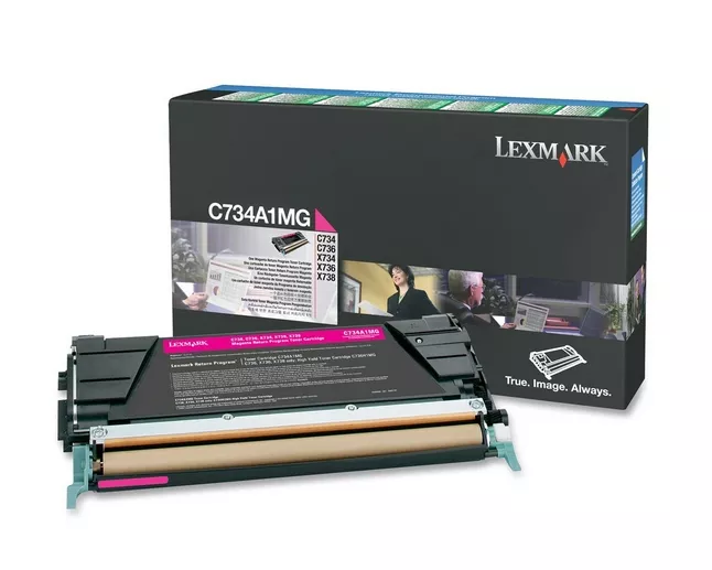Vente LEXMARK C734, X734 cartouche de toner magenta capacité au meilleur prix