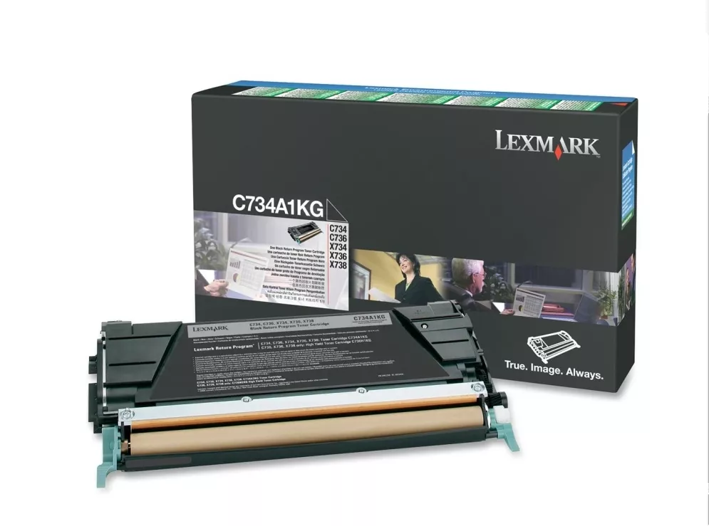Achat LEXMARK C734, X734 cartouche de toner noir capacité au meilleur prix