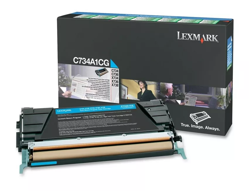 Achat LEXMARK C734, X734 cartouche de toner cyan capacité au meilleur prix