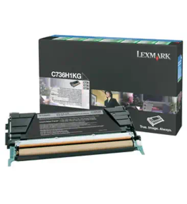 Lexmark C736H1KG Cartouche de toner 1 pièce(s) Original Noir - Toner - visuel 1