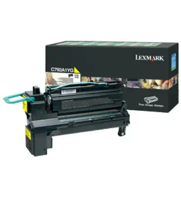 Lexmark C792A1YG Cartouche de toner 1 pièce(s) Original Jaune - Toner - visuel 1