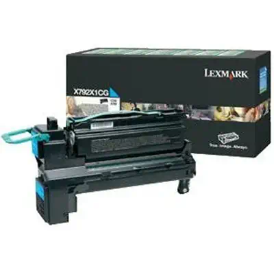 Lexmark X792X1CG Cartouche de toner 1 pièce(s) Original Cyan - Toner - visuel 1