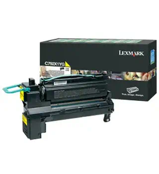 Comparaison LEXMARK C792 toner jaune capacité standard 20.000 pages