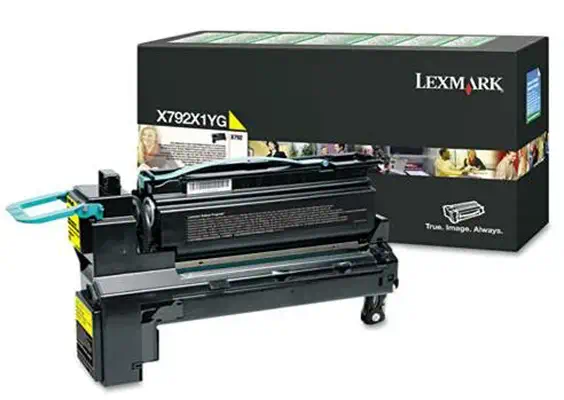 LEXMARK X792 toner jaune rendement très élevé 20.000 Lexmark - visuel 1 - hello RSE - Extra Longue Durée