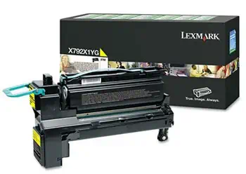 LEXMARK X792 toner jaune rendement très élevé 20.000 avis