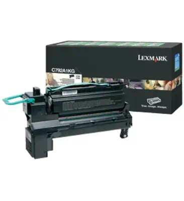 Lexmark C792A1KG Cartouche de toner 1 pièce(s) Original Noir - Toner - visuel 1