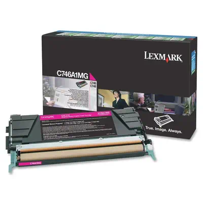 Lexmark C746A1MG Cartouche de toner 1 pièce(s) Original Magenta - Toner - visuel 1