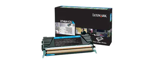 LEXMARK X746, X748 7K cartouche de toner cyan capacité - Lexmark - Toner - visuel 1