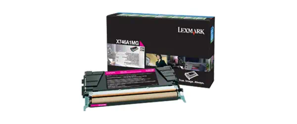 Lexmark X746A1MG Cartouche de toner 1 pièce(s) Original Magenta - Toner - visuel 1