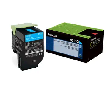 Revendeur officiel Lexmark 802SC Cartouche de toner 1 pièce(s) Original Cyan