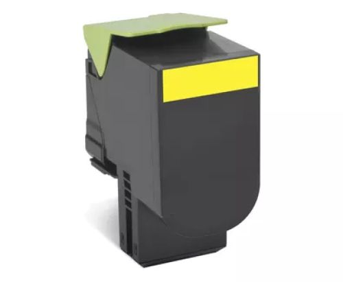 Vente Toner LEXMARK 802SY cartouche de toner jaune capacité standard