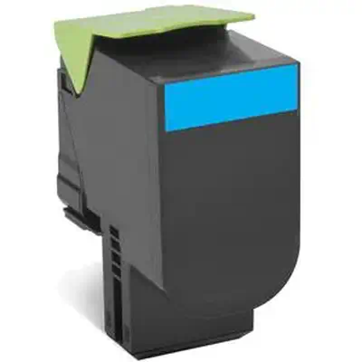 LEXMARK 802XC cartouche de toner cyan très haute Lexmark - visuel 1 - hello RSE - Toner Unison