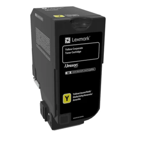 Lexmark 74C20YE Cartouche de toner 1 pièce(s) Original Jaune - Toner - visuel 1