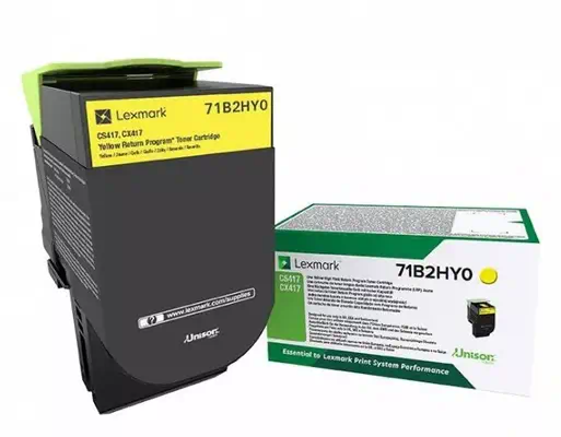 Achat Toner LEXMARK 3.5K Return Program Cartouche Jaune CS/CX417 sur hello RSE