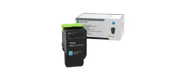 Lexmark 78C0U20 Cartouche de toner Cyan - Toner - visuel 1
