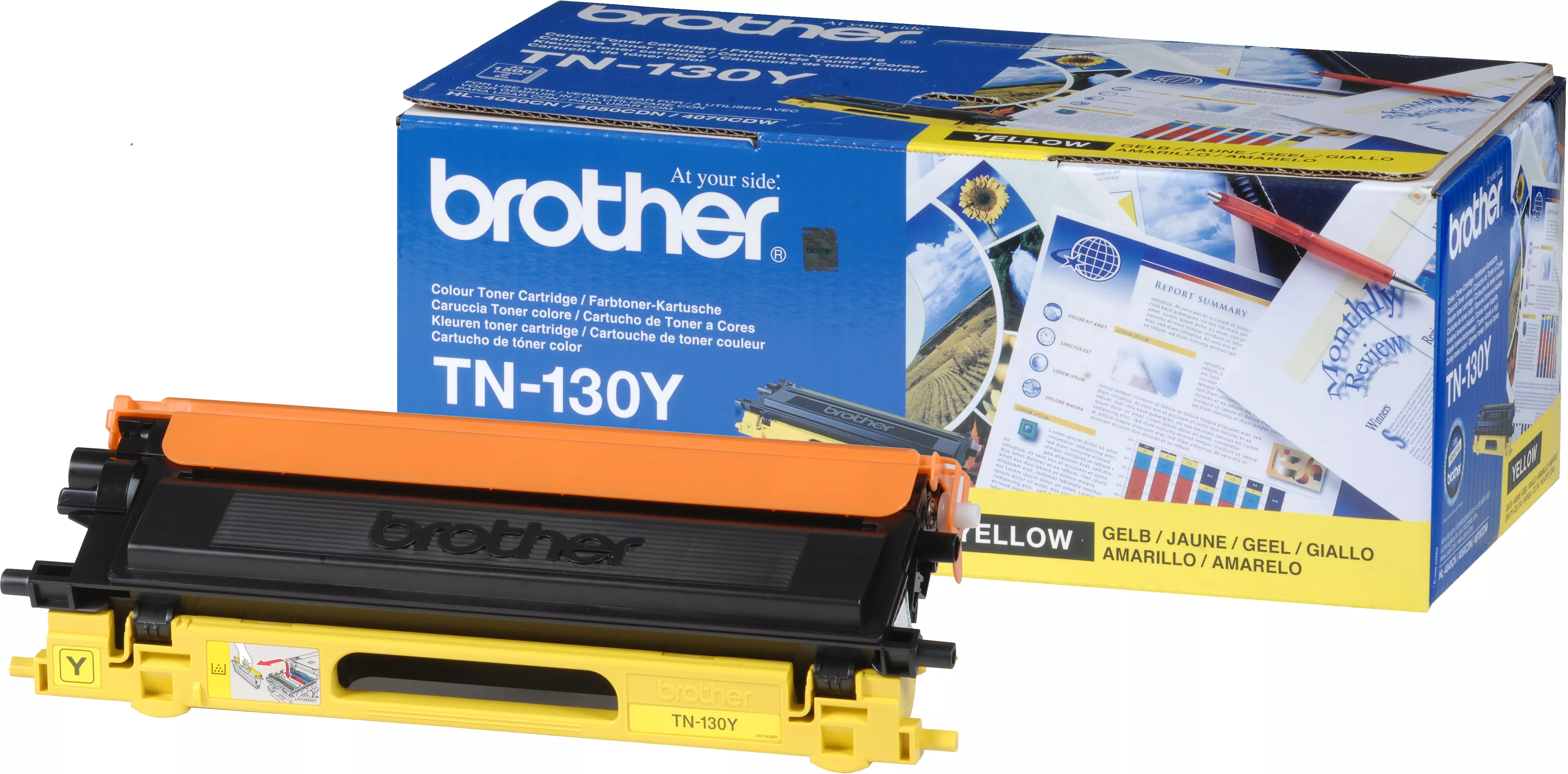 Vente BROTHER TN-130 cartouche de toner jaune faible capacité Brother au meilleur prix - visuel 2