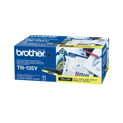 TN-135Y - Cartouche de toner Brother originale à haut rendement – Jaune - Toner - visuel 2