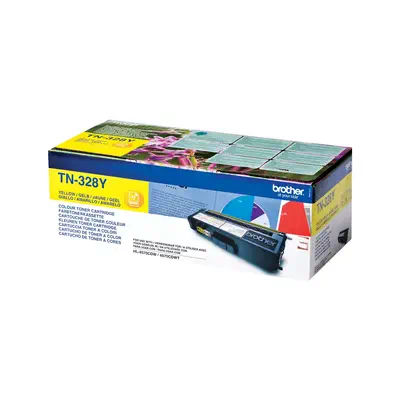 TN-328Y - Cartouche de toner Brother originale – Jaune - Toner - visuel 2