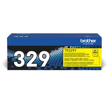 Livraison gratuite BROTHER TN-329Y cartouche de toner jaune très haute