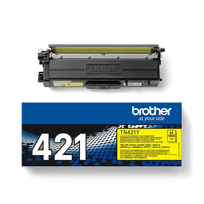 TN-421Y - Cartouche de toner Brother originale – Jaune - Toner - visuel 2