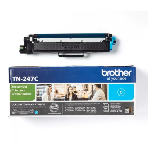 Vente Toner BROTHER TN247C Toner cyan haute capacité de 2300 pages