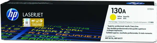 Cartouche de toner jaune d'origine HP LaserJet 130A - Toner - visuel 8