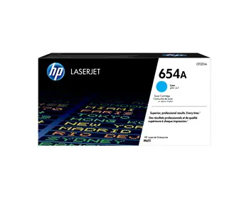 HP 654A toner cyan authentique LaserJet achat responsable