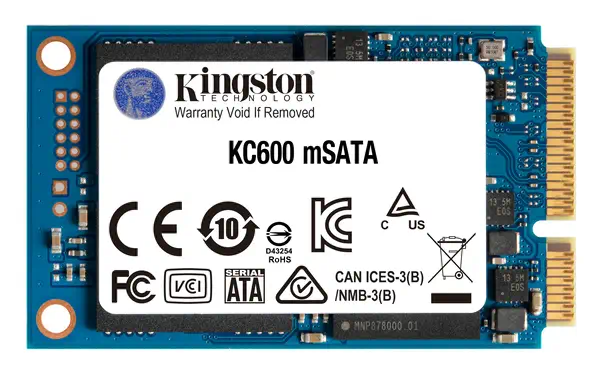 Kingston Technology SSD KC600 SATA3 mSATA de 256 Go - Disque dur SSD - visuel 1