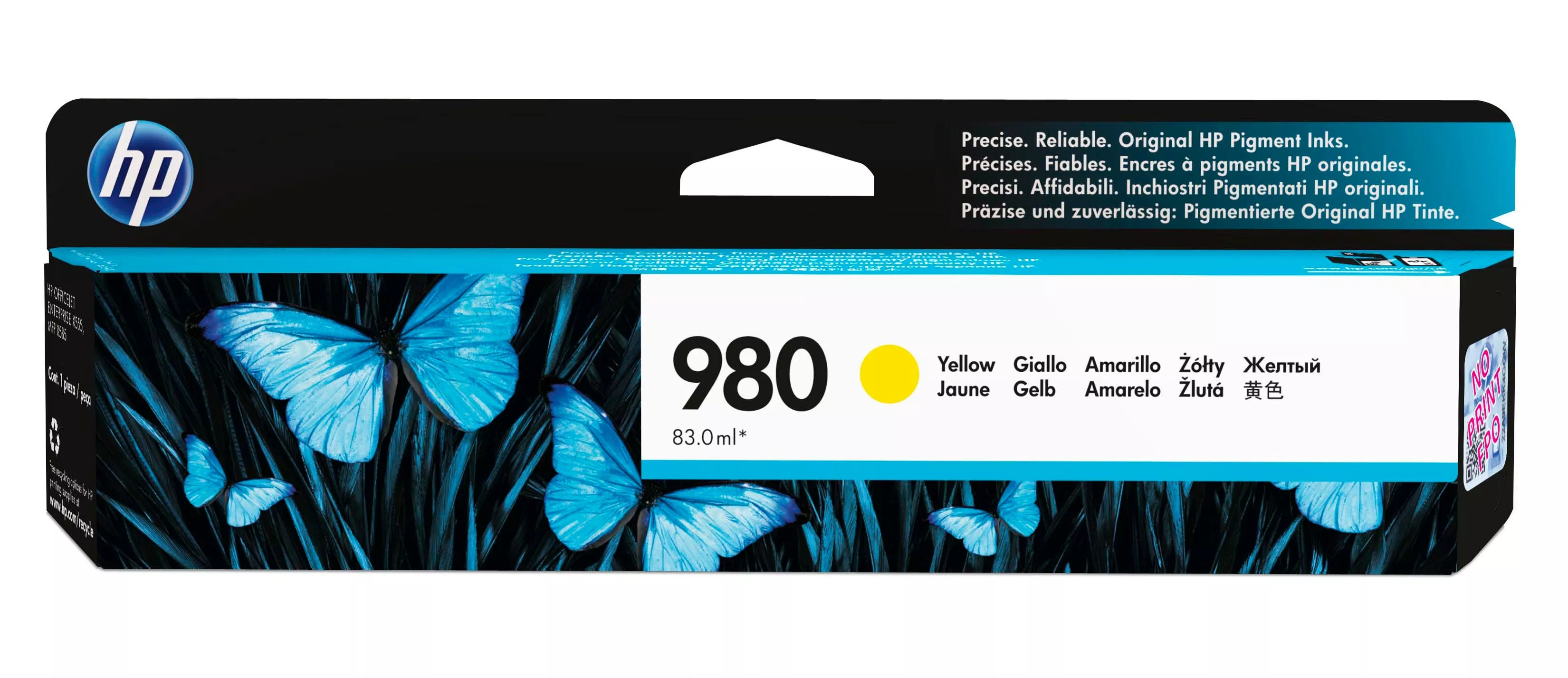 Achat HP 980A original Ink cartridge D8J09A yellow standard au meilleur prix