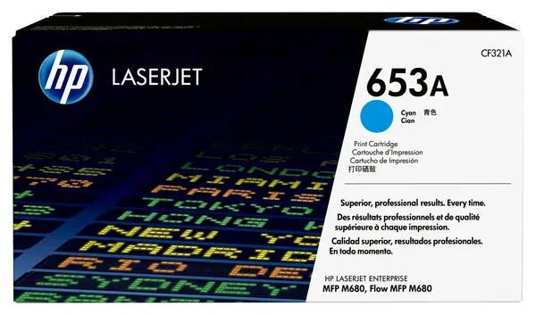 HP 653A toner cyan authentique LaserJet - Toner - visuel 2