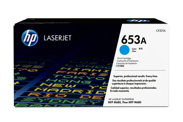 HP 653A toner cyan authentique LaserJet HP - visuel 1 - hello RSE - Imprimez des documents professionnels et commerciaux qui attirent l'attention