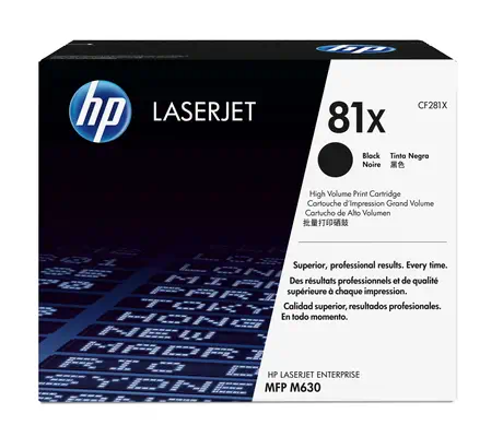 HP 81X toner LaserJet noir authentique grande capacité - Toner - visuel 5