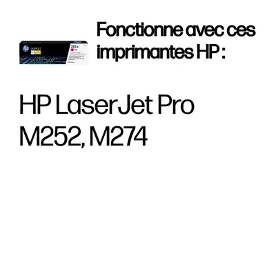 HP 201A toner LaserJet Magenta authentique - Toner - visuel 2