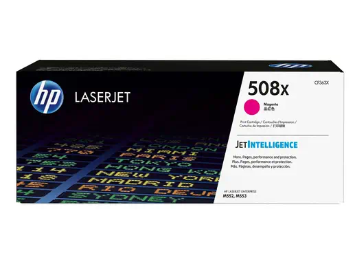 508X toner LaserJet Magenta grande capacité authentique - HP - Toner - visuel 8