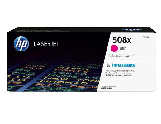 508X toner LaserJet Magenta grande capacité authentique - HP - Toner - visuel 1