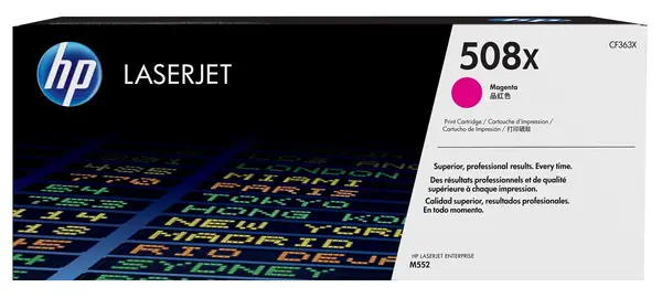 508X toner LaserJet Magenta grande capacité authentique - HP - Toner - visuel 4