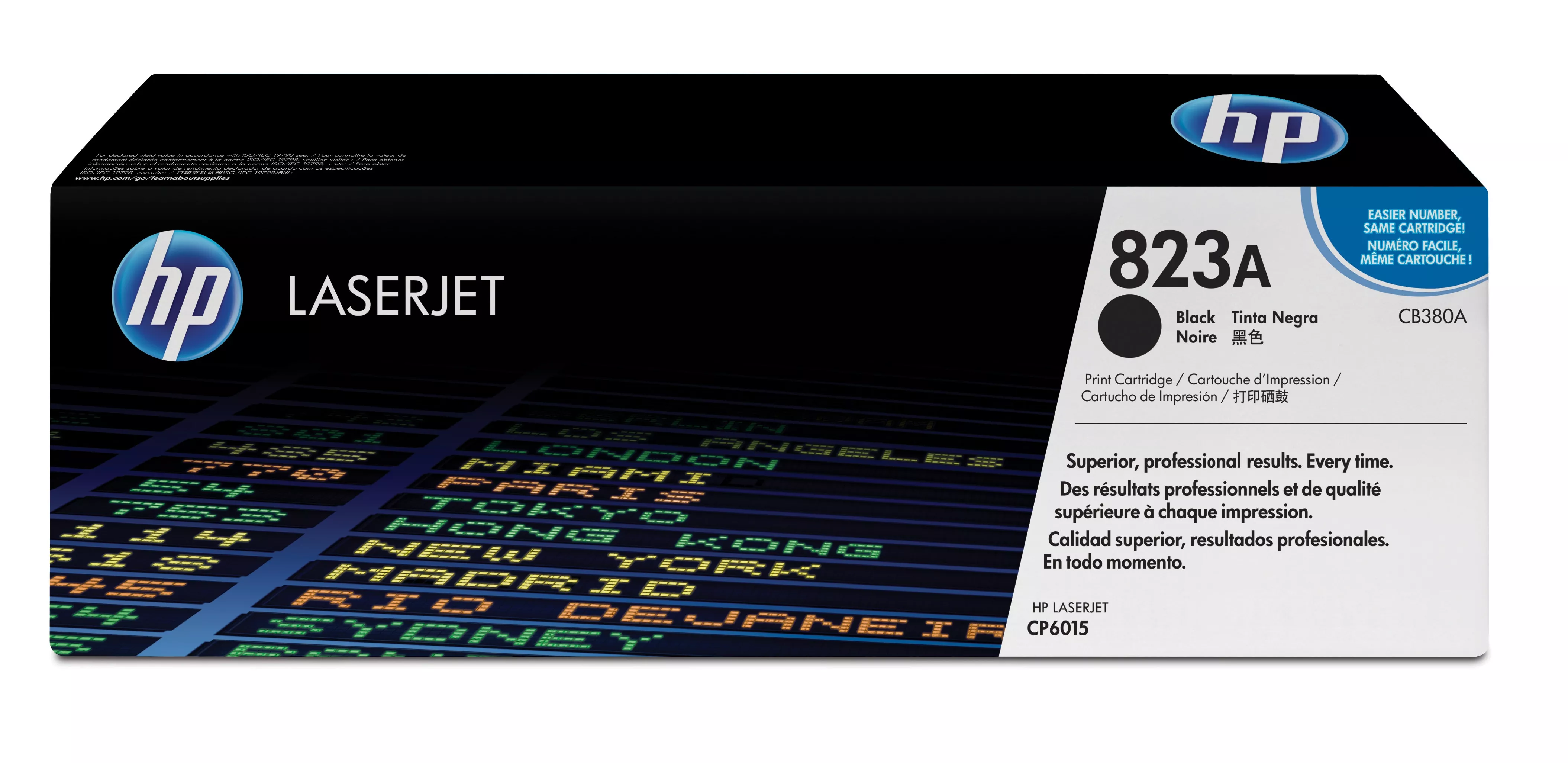 Achat HP 823A original Colour LaserJet Toner cartridge CB380A au meilleur prix
