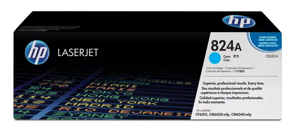 Achat HP 824A toner LaserJet cyan authentique sur hello RSE