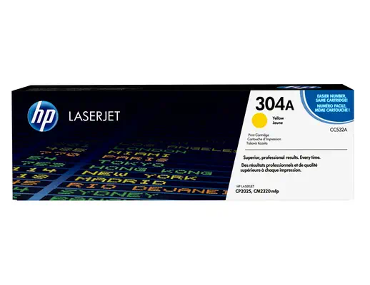 HP 304A toner LaserJet jaune authentique - Toner - visuel 1