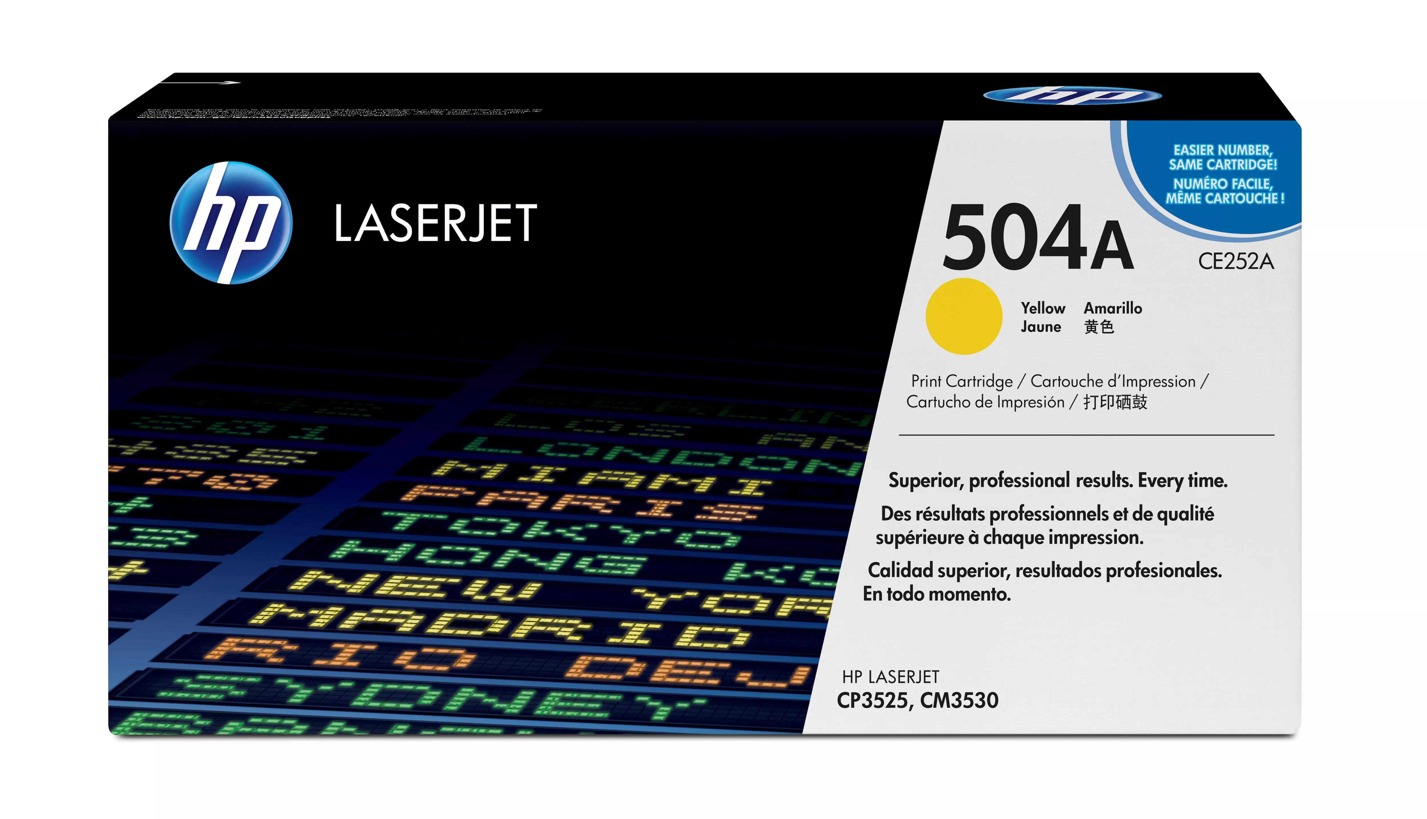Achat HP 504A original Colour LaserJet Toner cartridge CE252A au meilleur prix