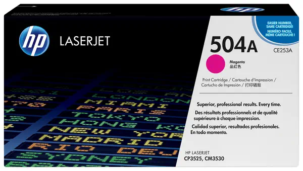 HP 504A toner LaserJet magenta authentique - Toner - visuel 2